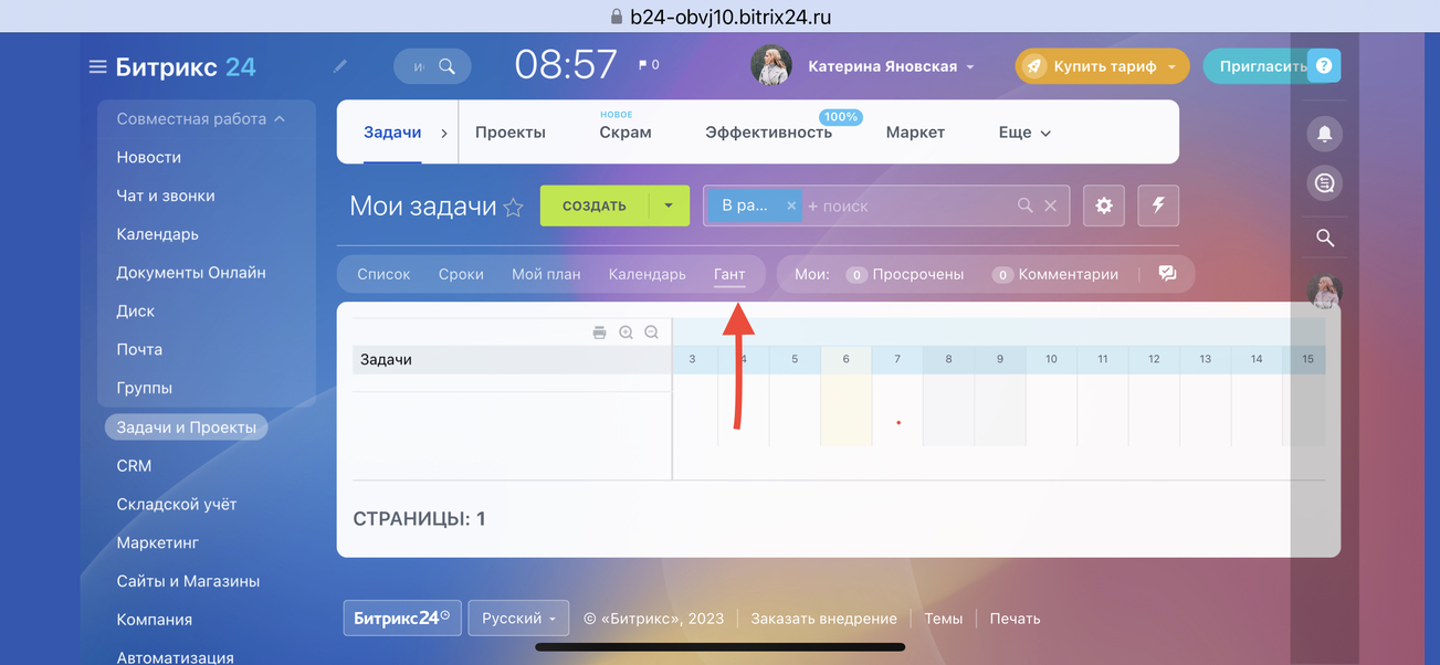 Гант битрикс24.